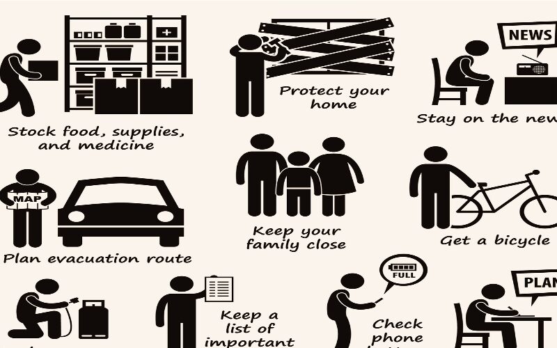 In Case of Hurricane Typhoon Cyclone Emergency Action Plan