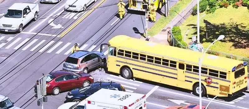 Road accident. bus accident lawsuit