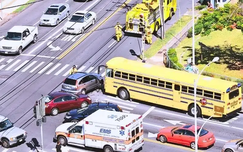 Road accident. bus accident lawsuit