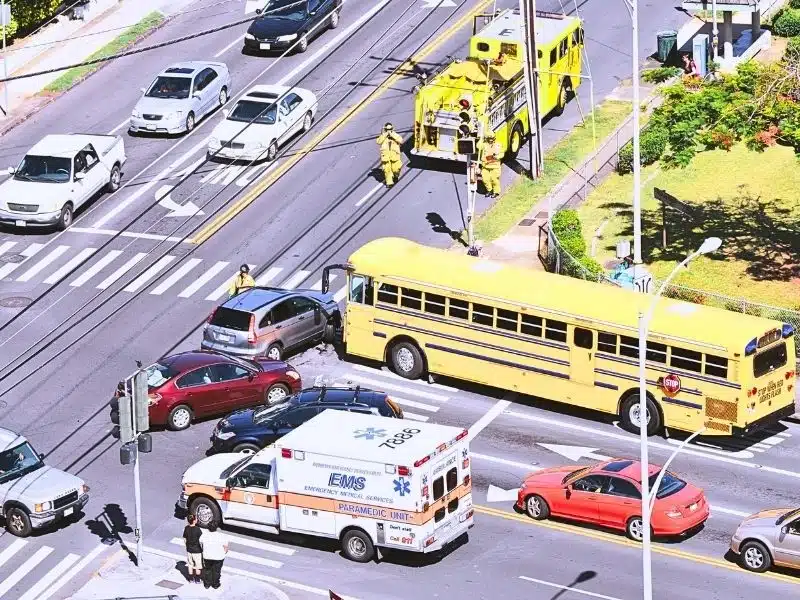 Road accident. bus accident lawsuit