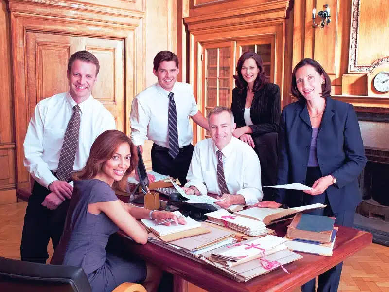 A group of lawyers.